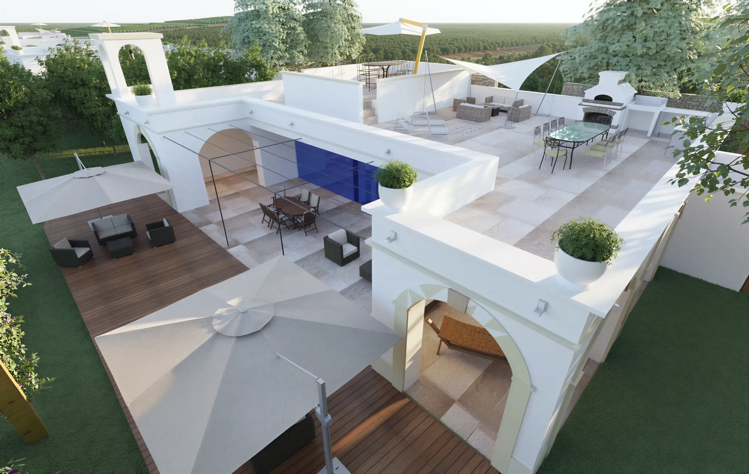 Roof Terrace — Panoramic rooftop living