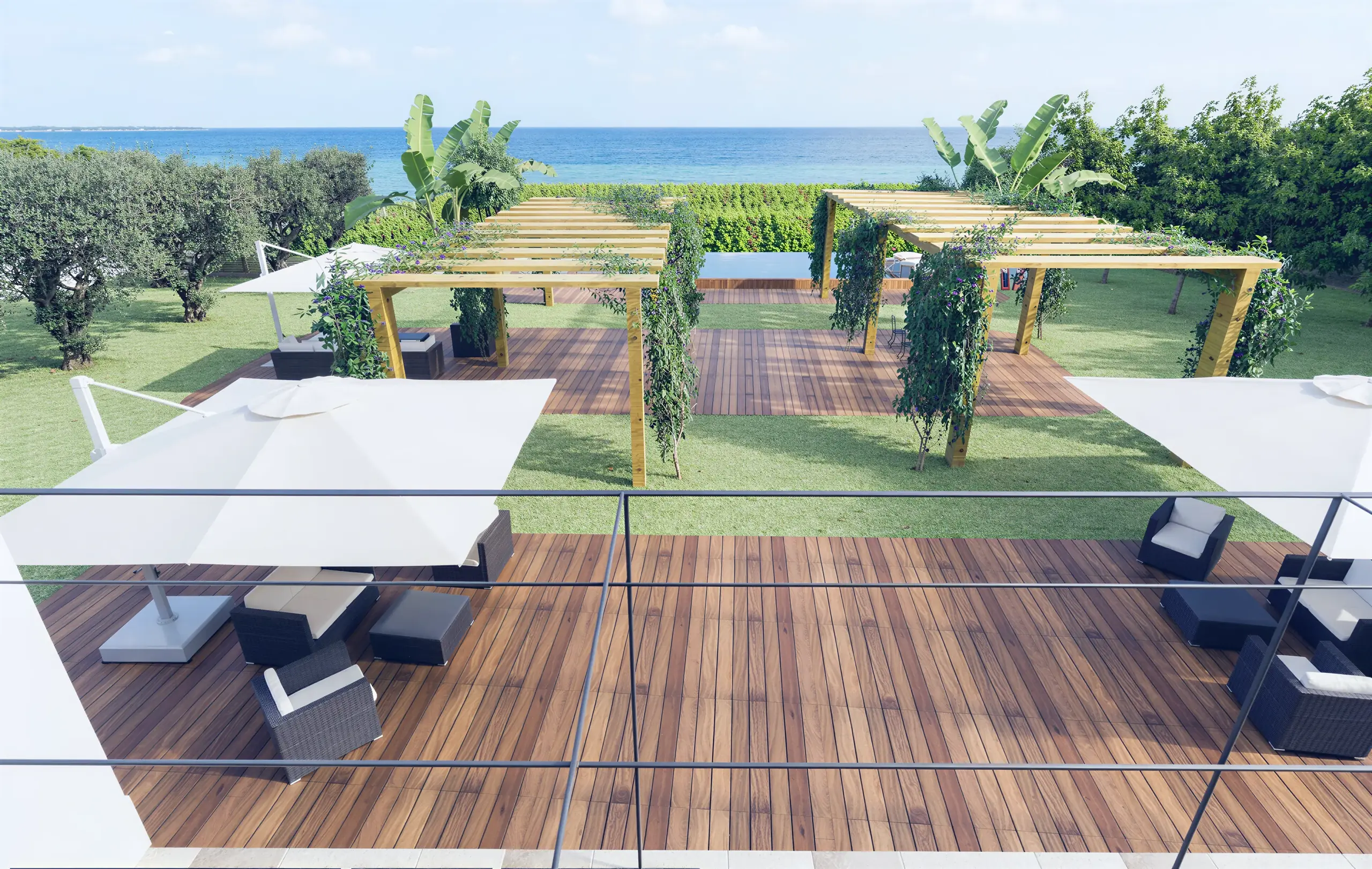 Sea View — The terrace on the Ionian